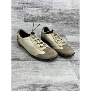 Paul Green Munchen Womens Beige Suede & Leather Sneakers Size 6